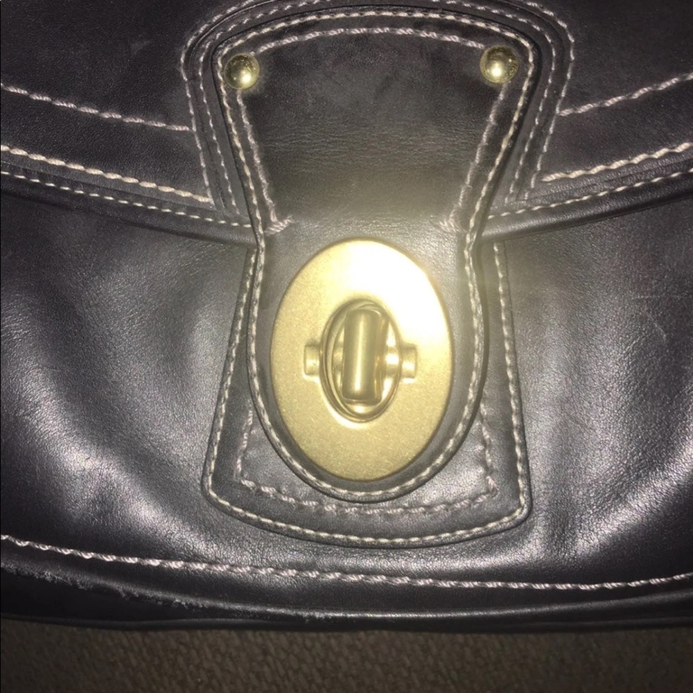 Leather Black Coach Purse - Picture 2 of 7